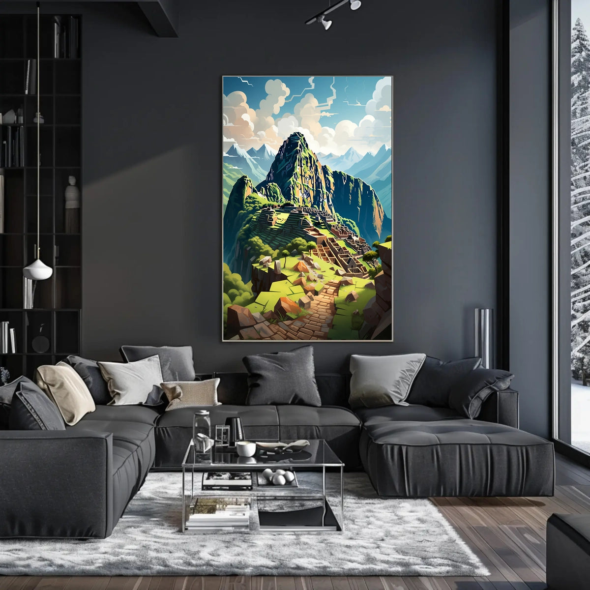 Machu Picchu Adventure Travel Poster