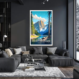 Rocky Mountain National Park Scenic Poster Print