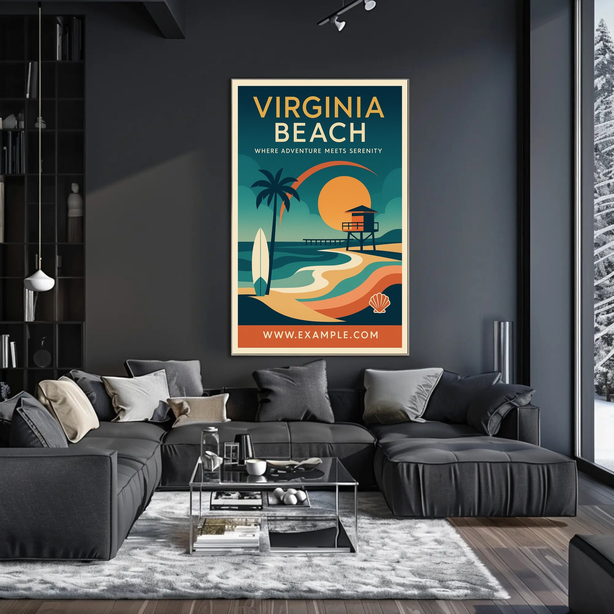 Virginia Beach Adventure Poster Print
