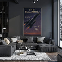 SR-71 Blackbird The Speed Icon Poster