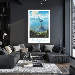 Rio de Janeiro Christ the Redeemer Travel Poster