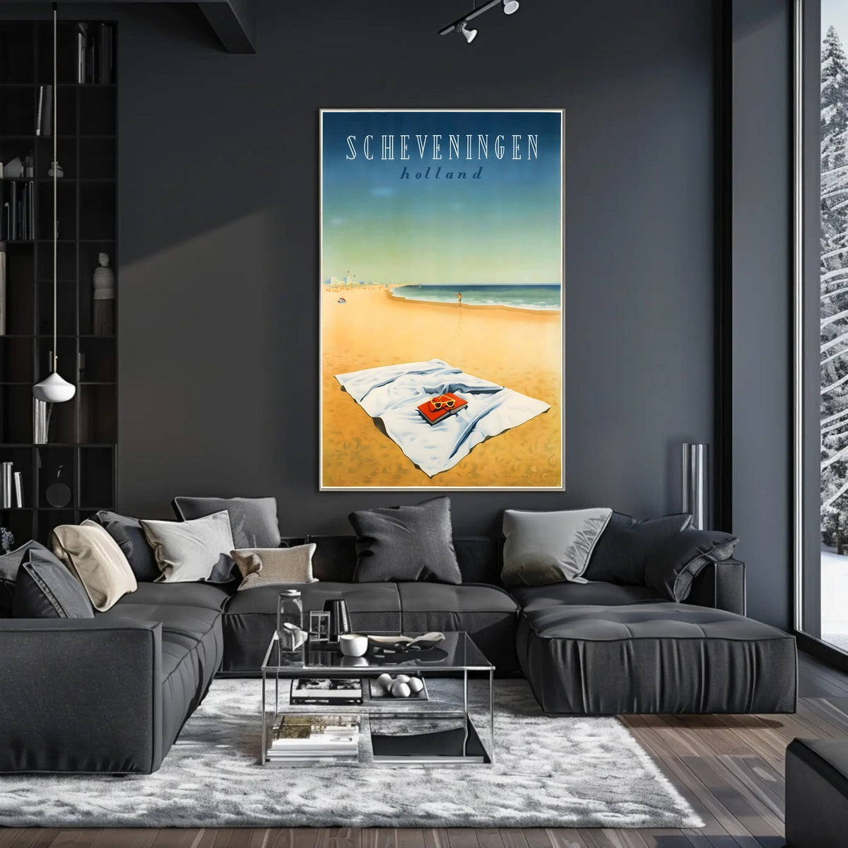 Scheveningen Beach Holland Poster