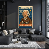 Albert Einstein Theory Of Relativity Poster