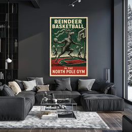 Reindeer Basketball Extravaganza Poster
