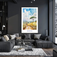 Serene Kenyan Landscape Poster PosterGoat