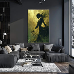 Ethereal Gothic Transformation: Surreal Skeleton Art Poster PosterGoat