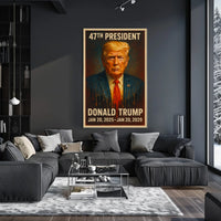 Donald Trump Radiant Resilience Pop Art Patriotism Inspiration Collectors Poster
