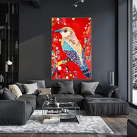 Vibrant Bird Wall Art Poster Decorative Print