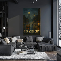 New York City Nightscape Poster