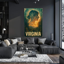Virginia A Scenic Tribute Poster