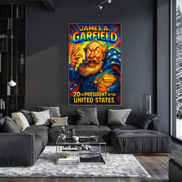 James A. Garfield 20th President Poster PosterGoat