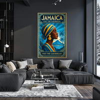 Discover Jamaica Visit the Caribbean Poster PosterGoat