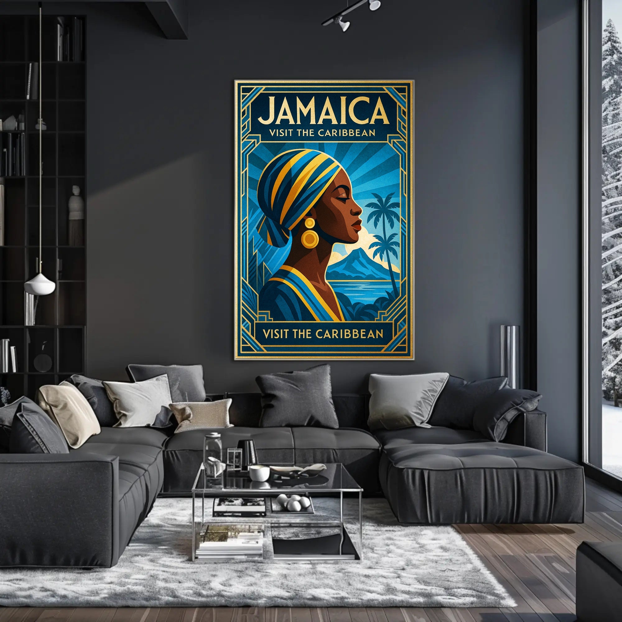 Discover Jamaica Visit the Caribbean Poster PosterGoat