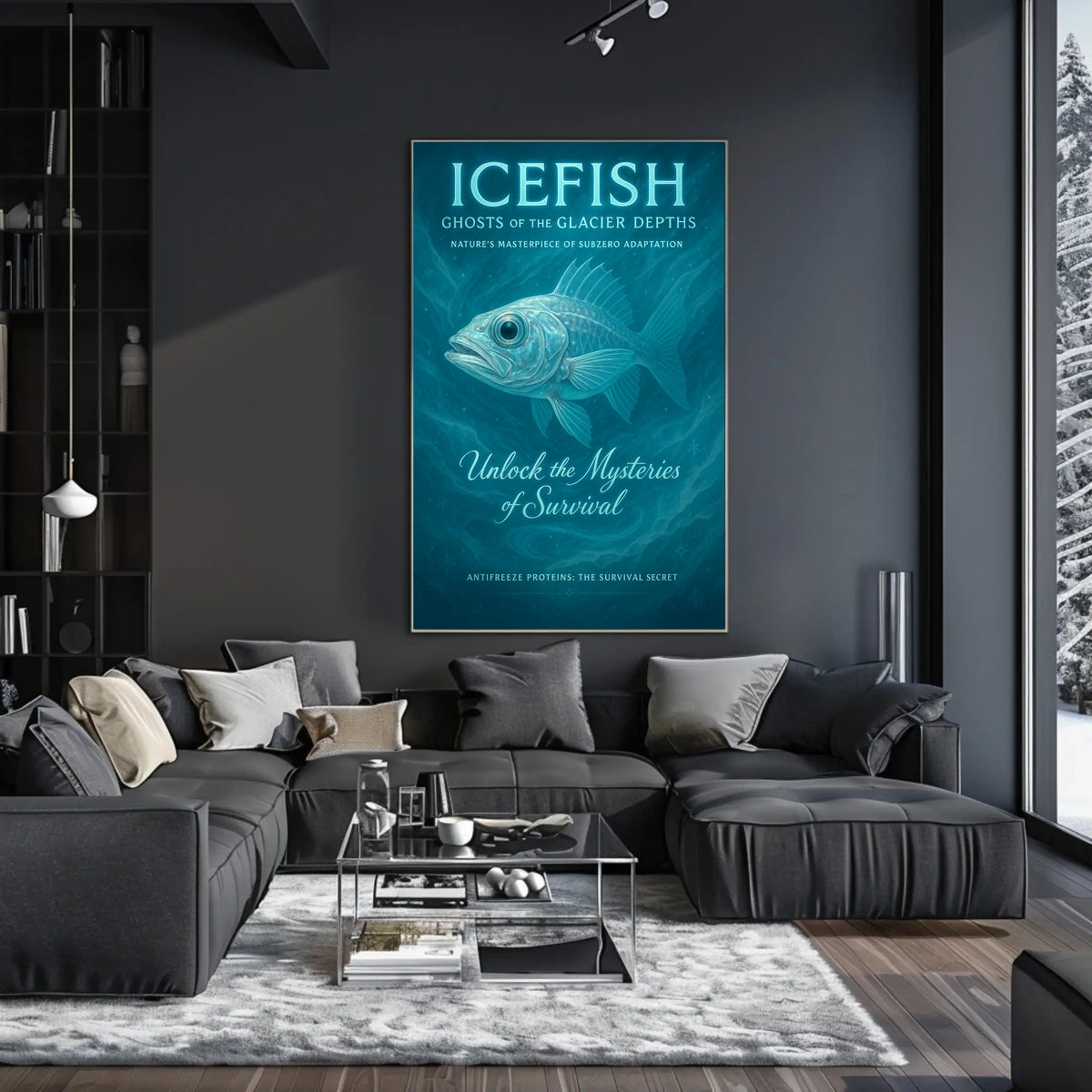 Icefish Ghosts of the Glacier Depths Poster