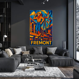 Fremont Cowboy Poster