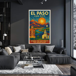 El Paso Sun City Poster