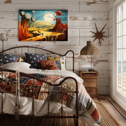 Surreal Dreamscape in a Fantasy or Mythology Poster