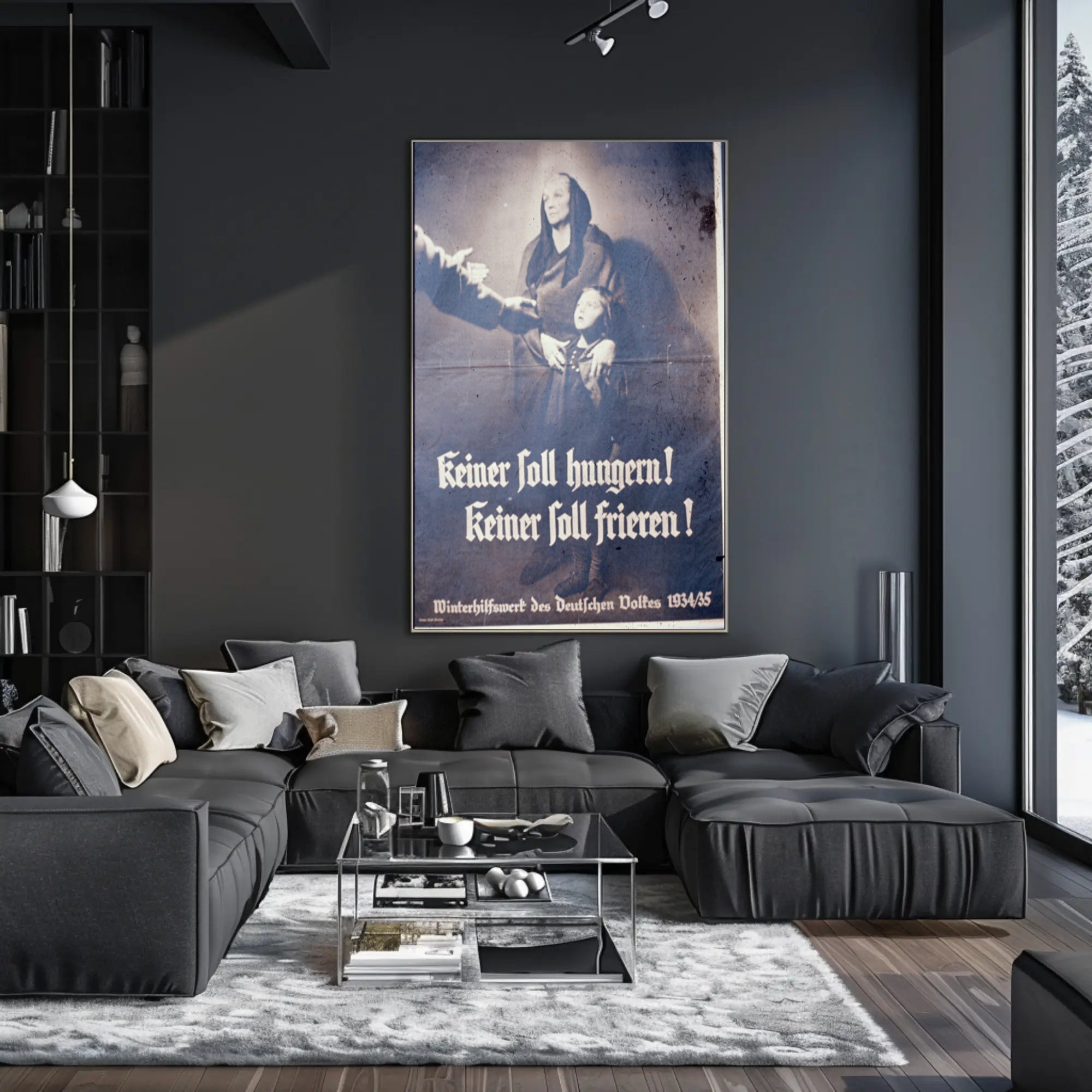 No One Should Go Hungry Or Cold Poster Art Print Decor PosterGoat