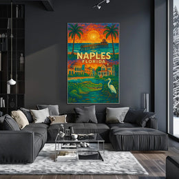 Vibrant Naples, Florida Poster