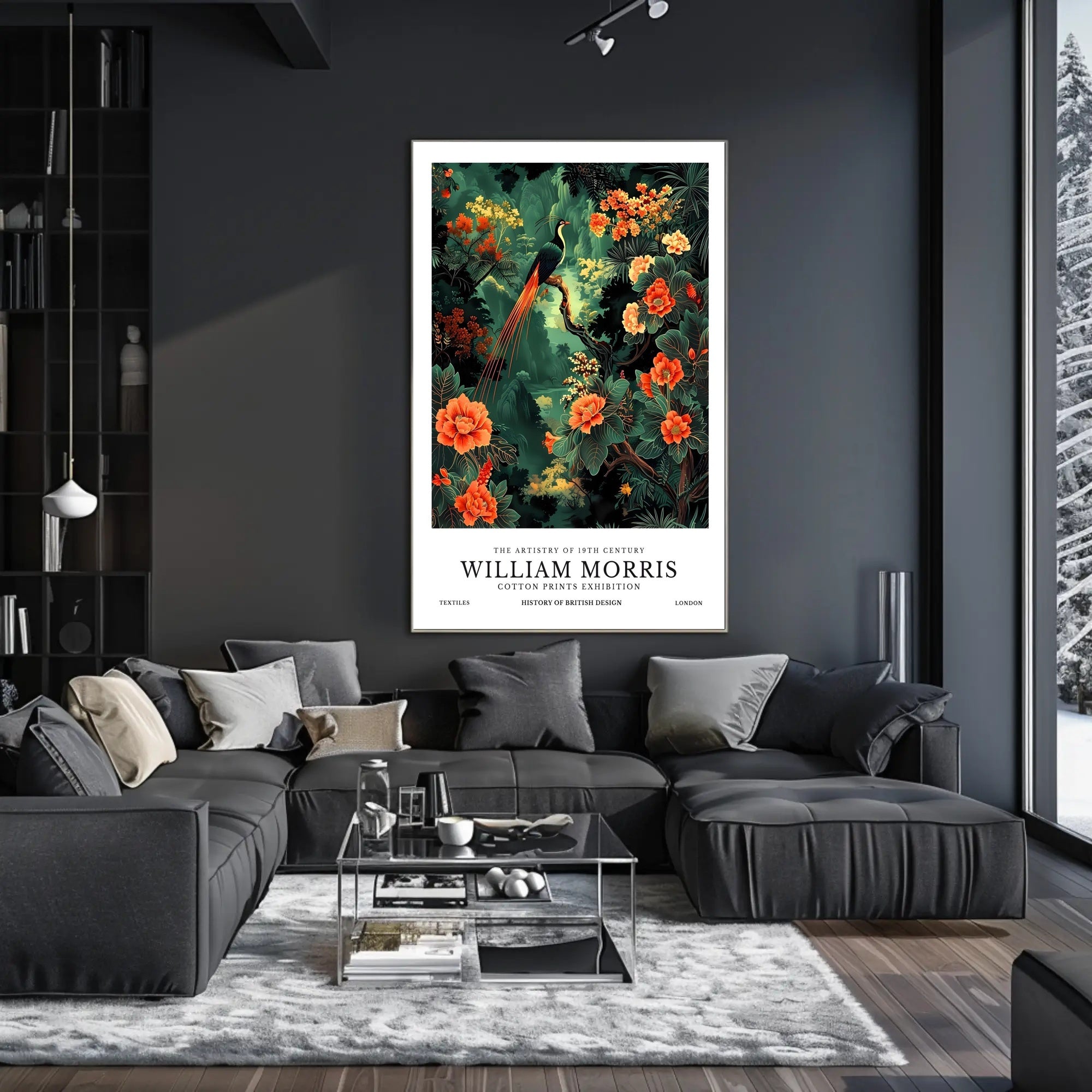 William Morris Arts and Crafts Vintage Artistic Poster