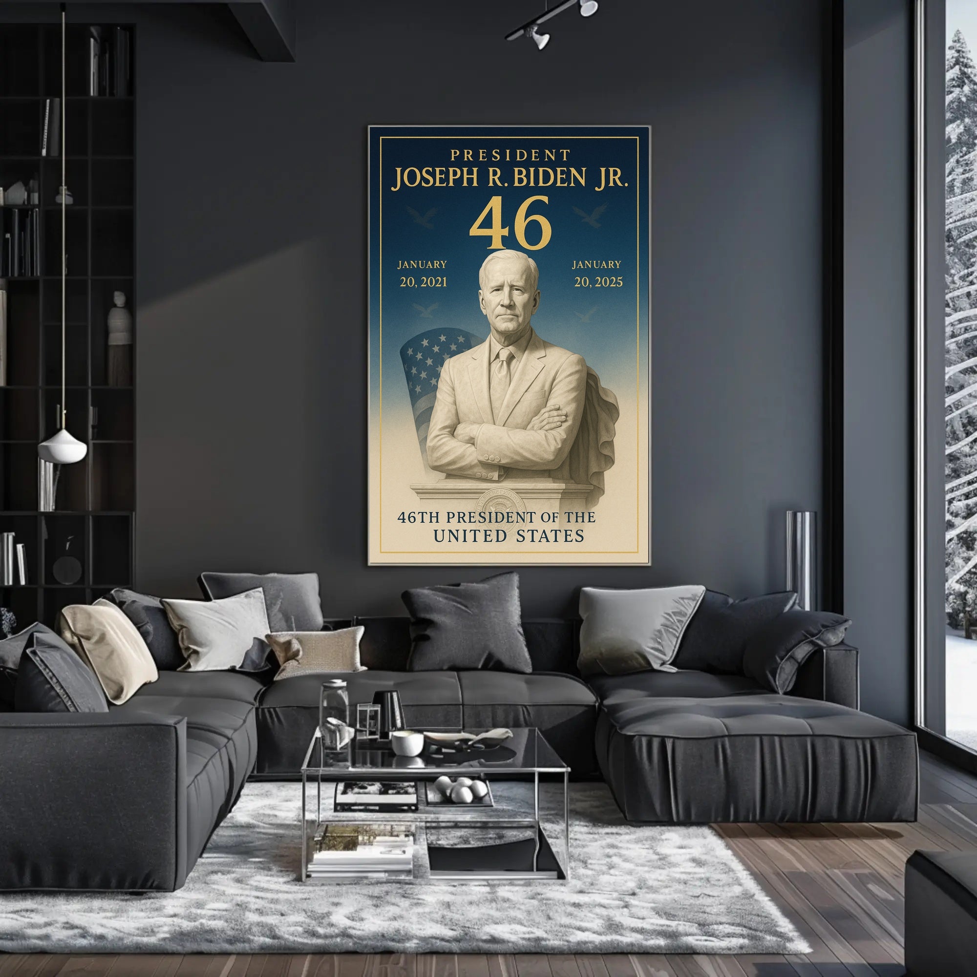 Joseph R. Biden Jr. 46th President Poster PosterGoat