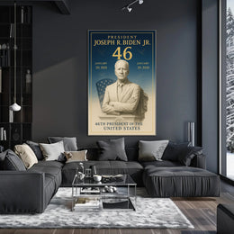 Joseph R. Biden Jr. 46th President Poster PosterGoat