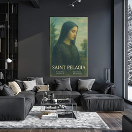 Saint Pelagia Poster
