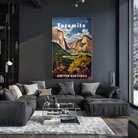 Yosemite National Park Adventure View National Park Poster