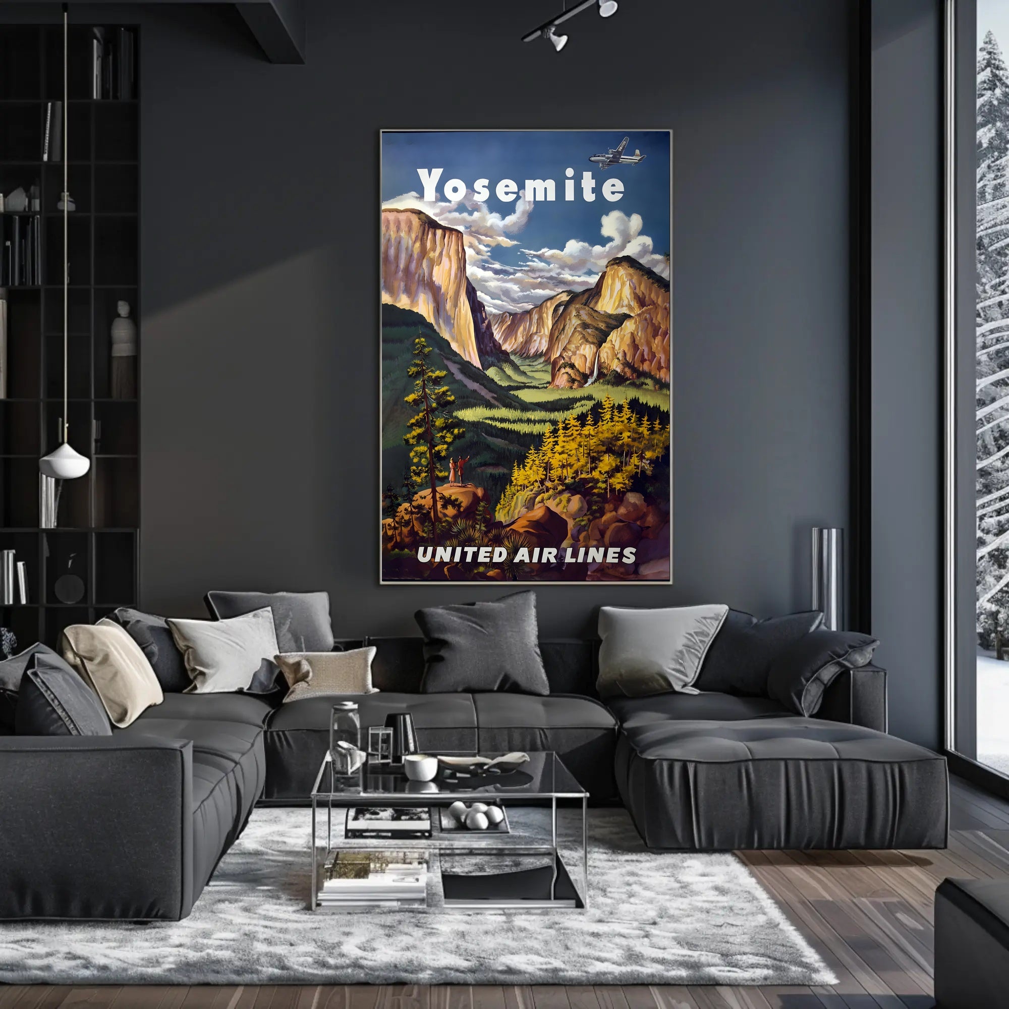 Yosemite National Park Adventure View National Park Poster