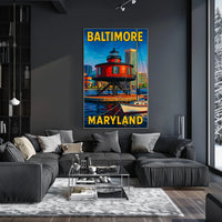 Baltimore Harbor Lighthouse Poster