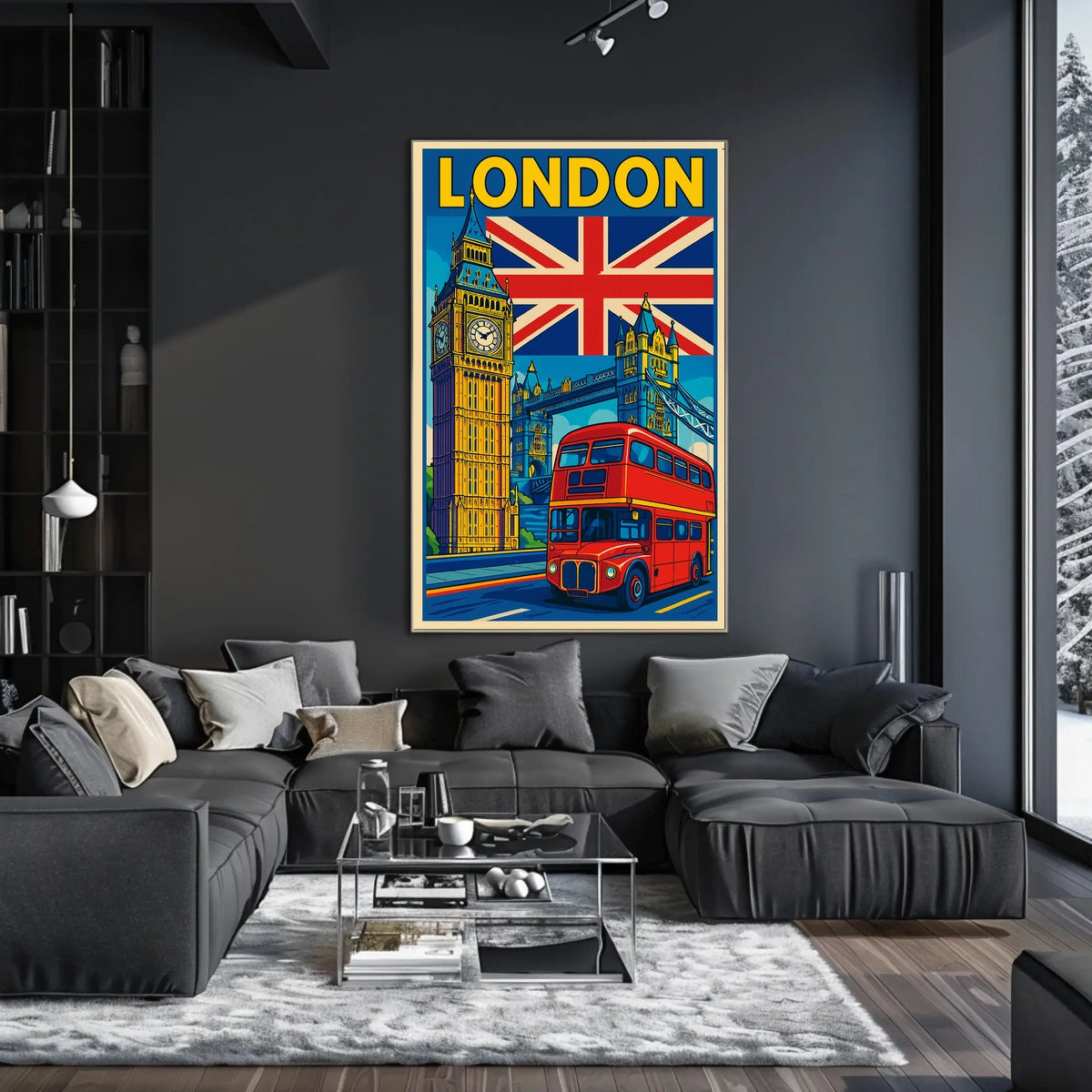 London Landmarks Poster