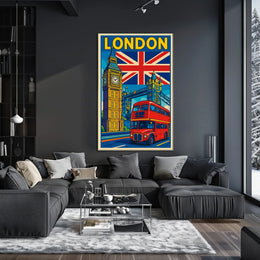 London Landmarks Poster