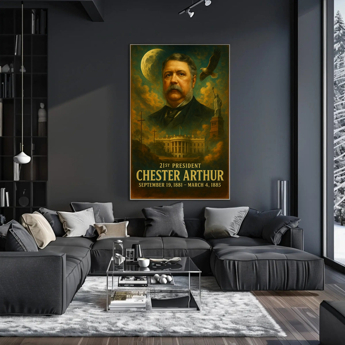Chester Arthur 21St President Poster