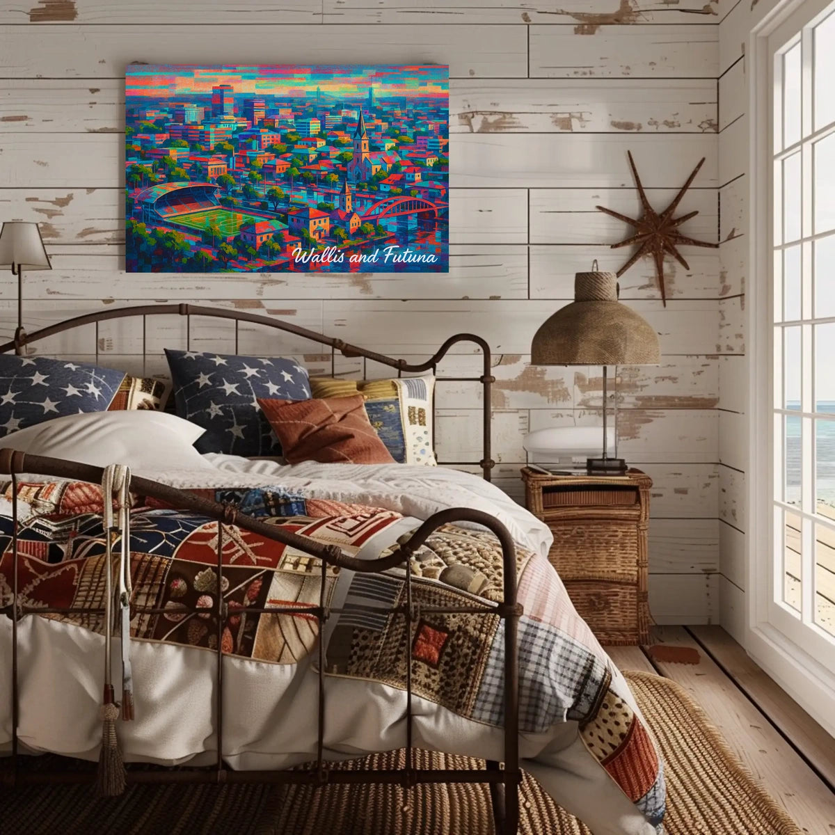 Wallis and Futuna Cityscape Poster