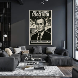 George Bush 41St President Poster