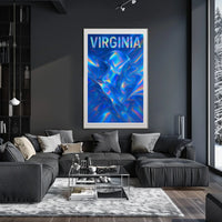 Virginia Abstract Expression Abstract Poster