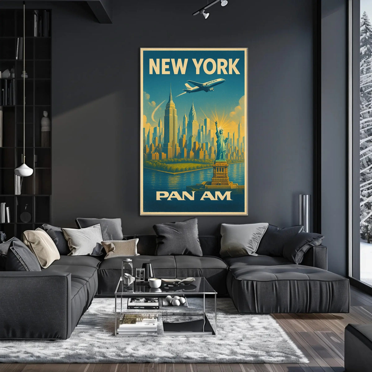 New York Pan Am Poster