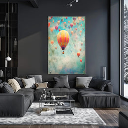 Colorful Balloon Festival Poster