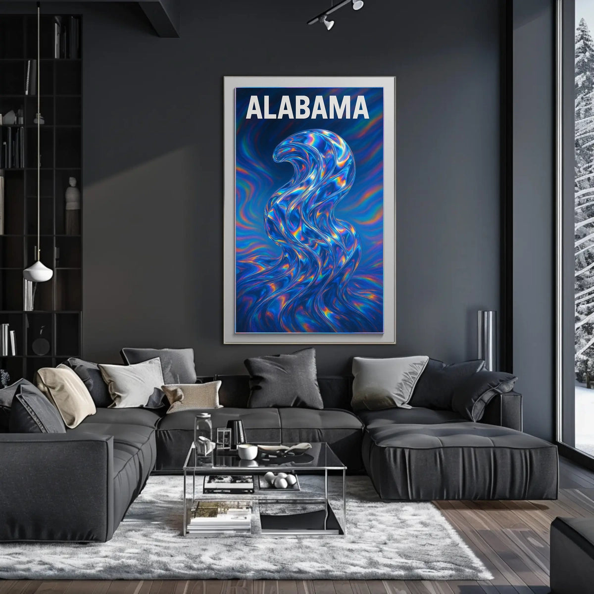 Alabama Waves Poster