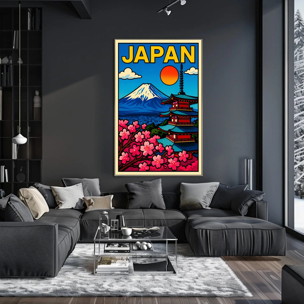 Japan A Vibrant Landscape Poster