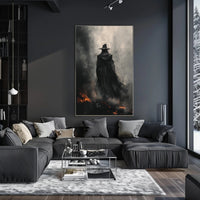 The Enigmatic Wanderer Art Print Poster for Home Decor and Travel Enthusiasts PosterGoat