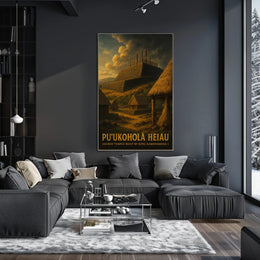 PuUkoholā Heiau Sacred Temple Poster