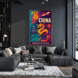Fly China Wander in Color Poster