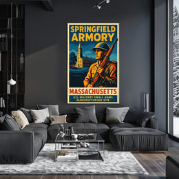 Springfield Armory Massachusetts Poster