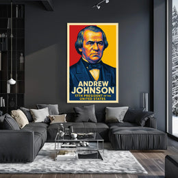 Andrew Johnson 17Th President Poster