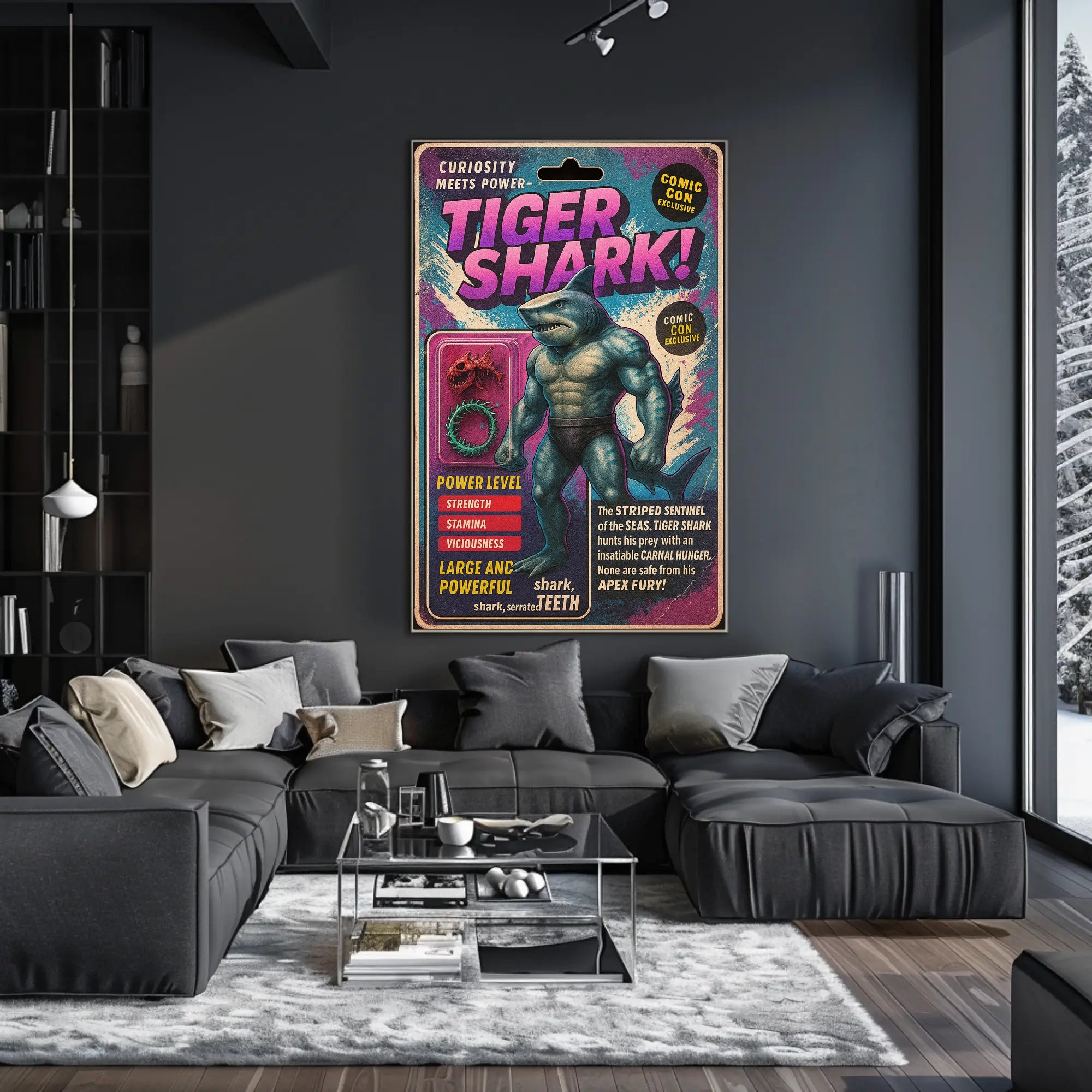 Tiger Shark Comic Con Exclusive Poster PosterGoat
