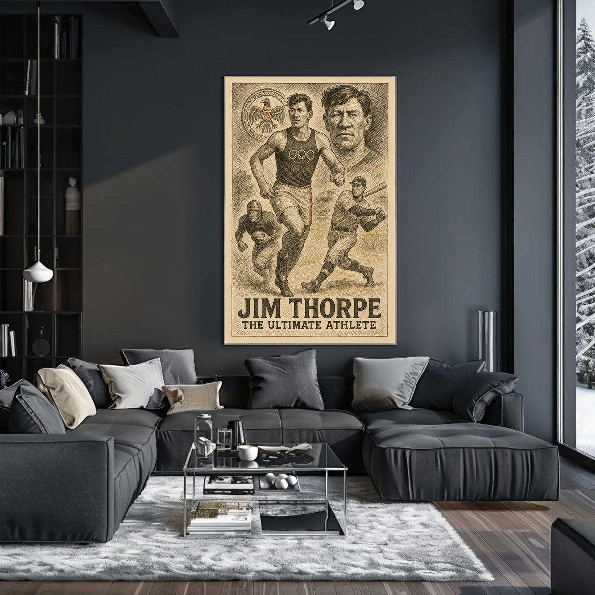 Jim Thorpe Legendary Athlete Jim Thorpe Poster