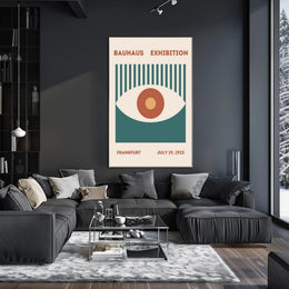 Bauhaus Exhibition Frankfurt July 19 1923 Poster
