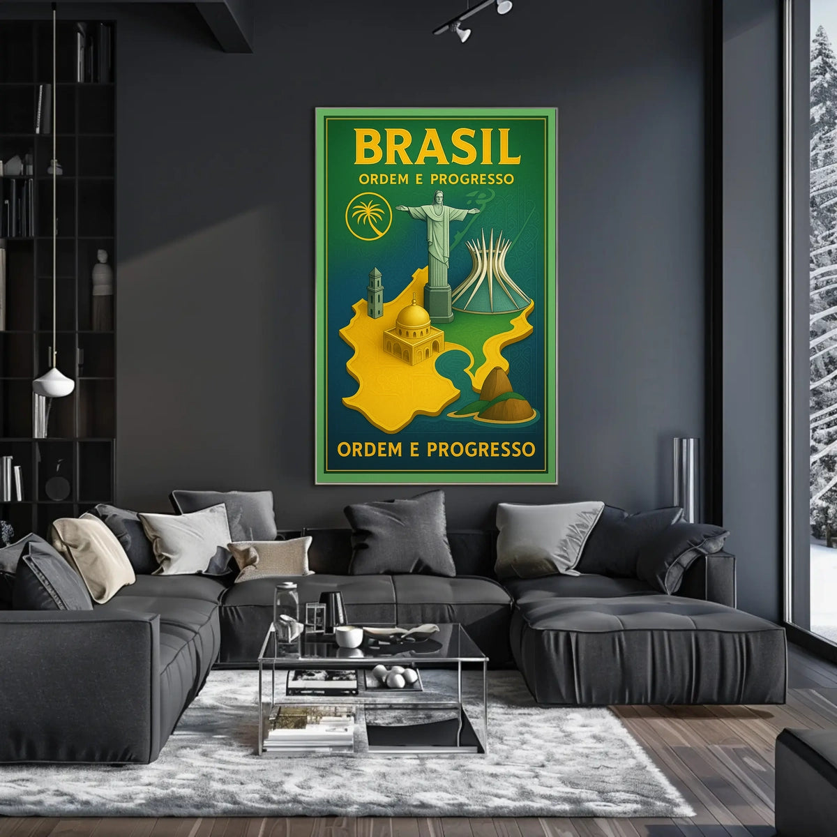 Brazil Ordem E Progresso Poster