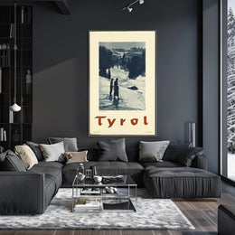 Tyrol Winter Landscape Vintage Travel Poster PosterGoat